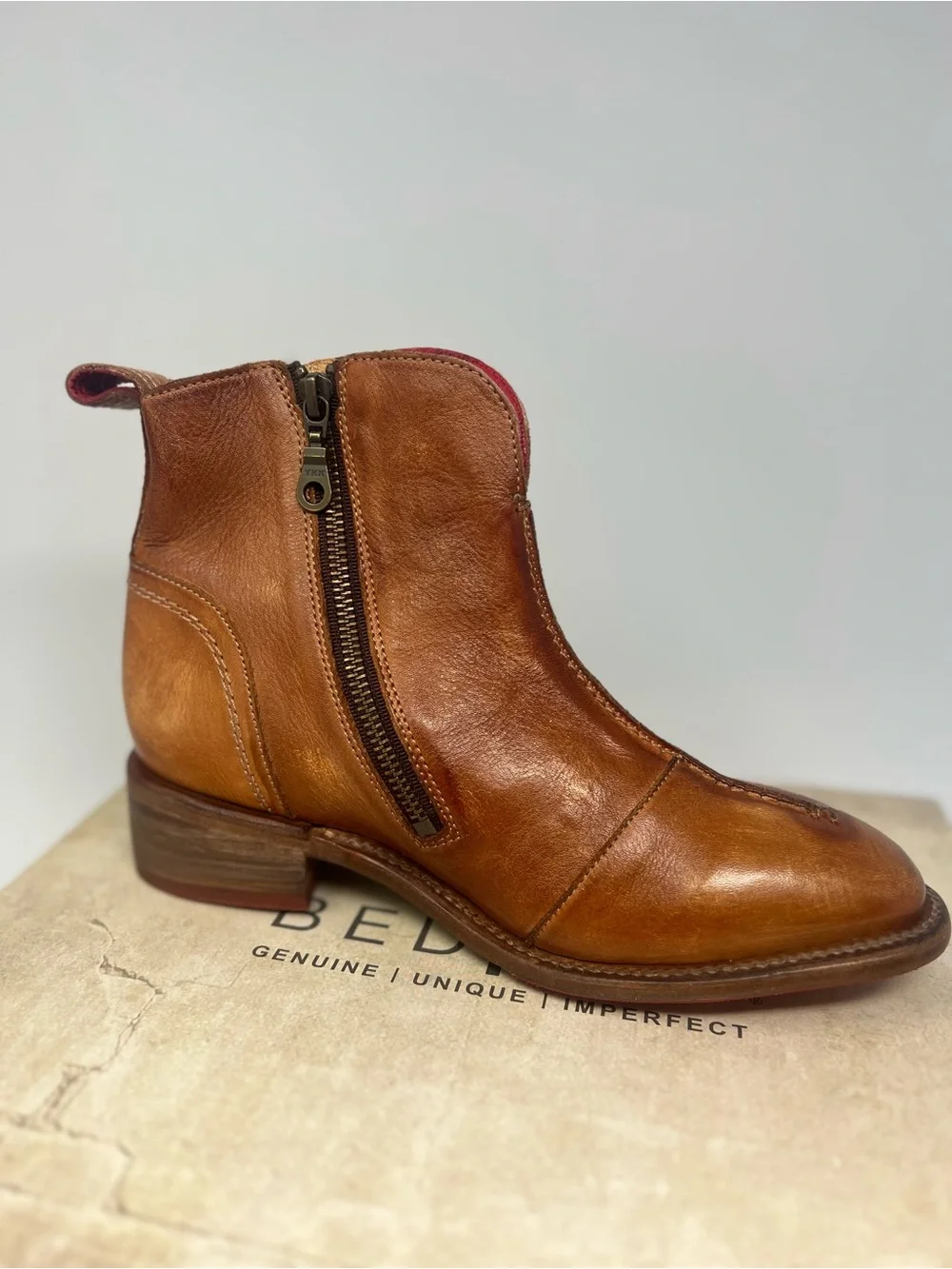 BedStu Tabitha Leather Boots Size 7.5